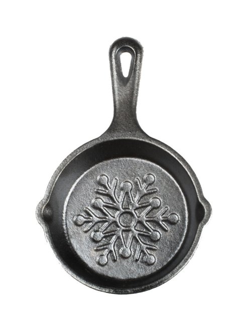 Snowflake Cast Iron Skillet