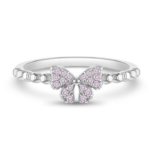 Sweet Pink Bow Ring