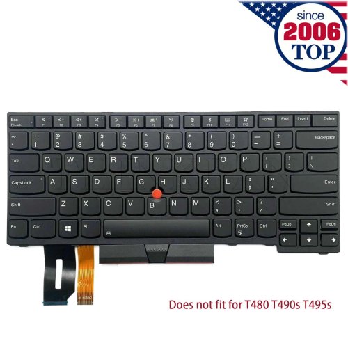 ThinkPad E480 L480 L380 Yoga T480s T490 US Keyboard Replacement