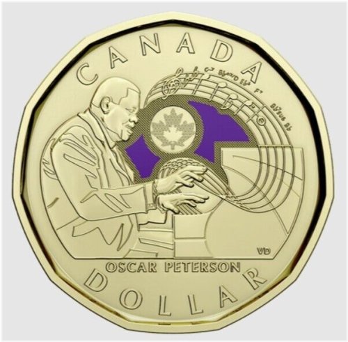Oscar Peterson Commemorative Dollar