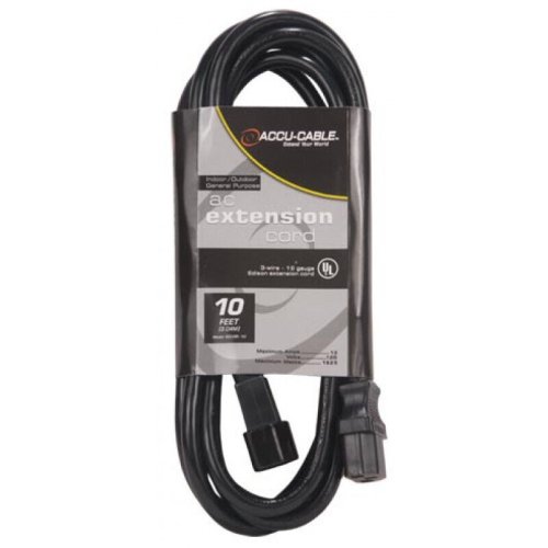 PowerLink 10-Foot Extension Cable for Stage Lighting Fixtures