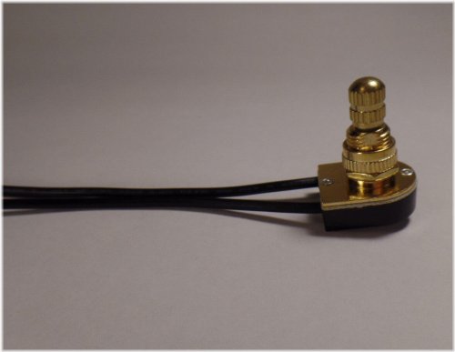 Brass Tone Rotary Canopy Switch