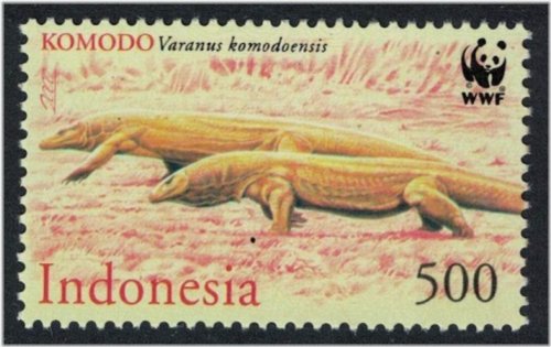 Komodo Dragon 2000 Stamp
