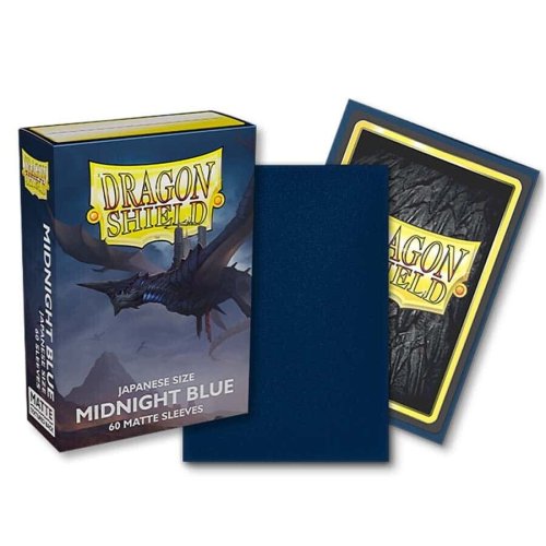 Midnight Blue Dragon Shield Sleeves - YuGiOh Size (60 count)