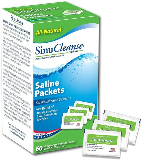 PureFlow Saline Refill Packets - 60 count