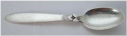 Cactus Pattern Sterling Silver Teaspoons