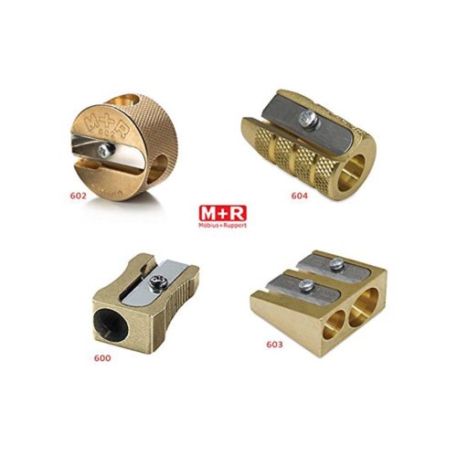 Precision Brass Pencil Sharpeners - Set of 4 Styles