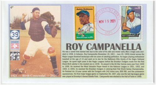 Baseball Legends Commemorative First Day Covers