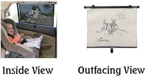 Zebra Sun Shade for Vehicle Windows