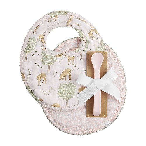 Whimsical Woodland Baby Bib Set