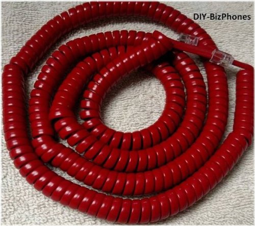 Retro Cherry Red Handset Cord