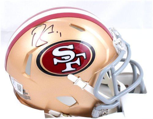 Brandon Aiyuk San Francisco 49ers Autographed Speed Mini Helmet