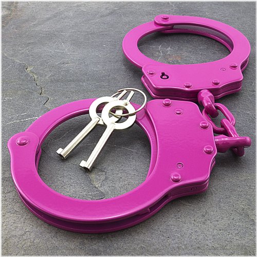 SecureHold Stainless Steel Cuffs with Double Lock and Keys