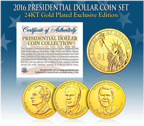 Presidential Gold Dollar Trio