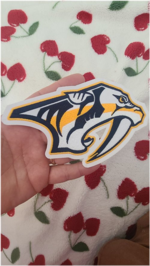 NHL Shoulder Patch on AHL Jersey