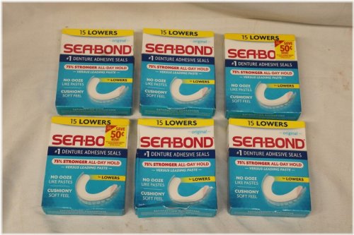 Secure Seal Denture Adhesive, Lower - 90 Count