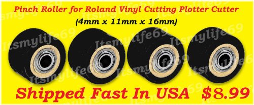 Roland Vinyl Plotter Cutter Pinch Rollers Set