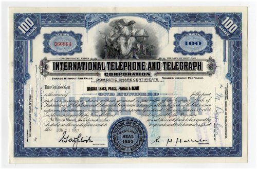 Global Communications Equity Certificate