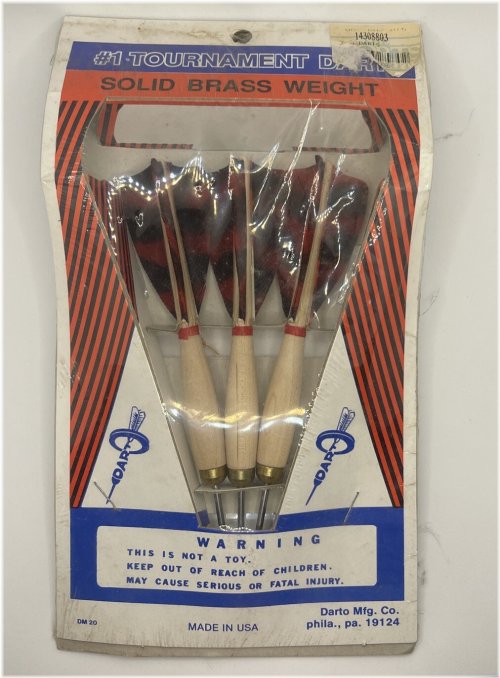 Feathered Wood Metal DARTO Darts