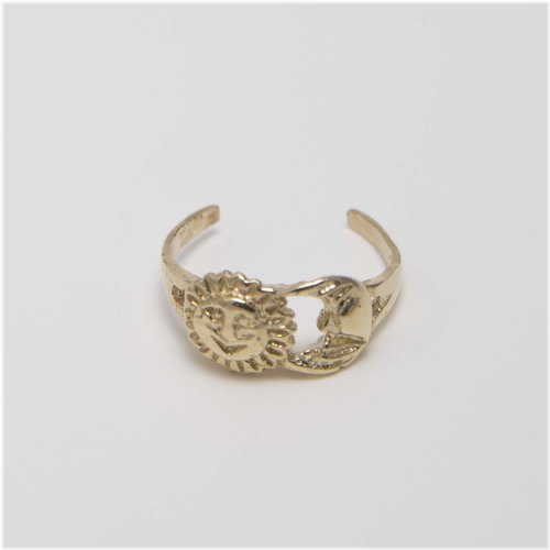 Celestial Gold Toe Ring