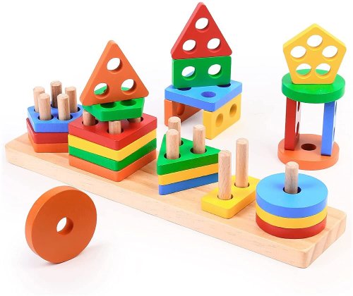 Wooden Discovery Set for Curious Toddlers