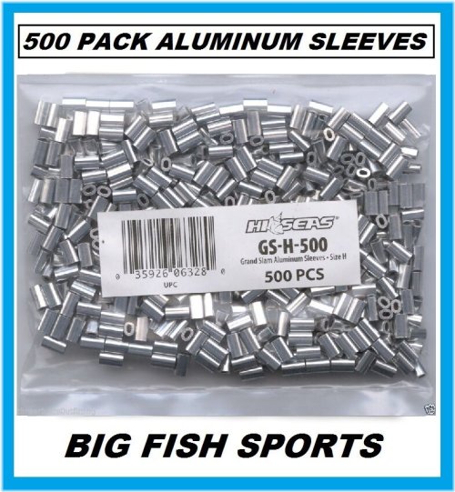 Aluminum Sleeves - Size H (1.2mm) - 500pcs