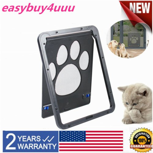 Magnetic Pet Door with Secure Lock for Easy Access