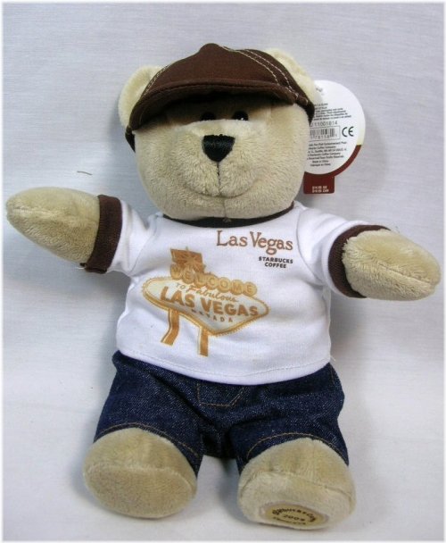 Starbucks Coffee Destination Series Bearista "Fabulous Las Vegas" Bear B-23