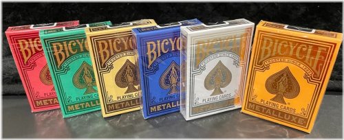 Metalluxe Colorful Bicycle Decks