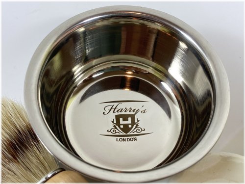 Polished Steel Shaving Bowl