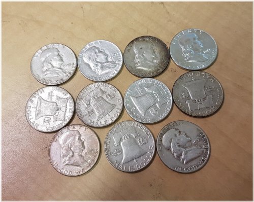 1955-p Franklin Half Dollar - Photographic Grade Preview