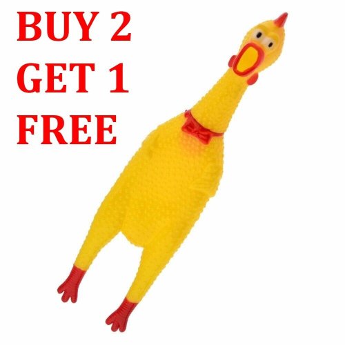Squeaky Chicken Chew Toy