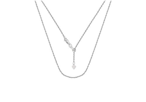 Elegante Argento Rope Chain Necklace