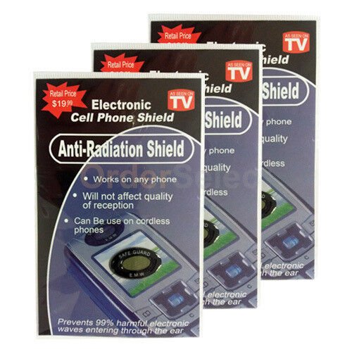 EMF Shield Trio for Cell Phones and More