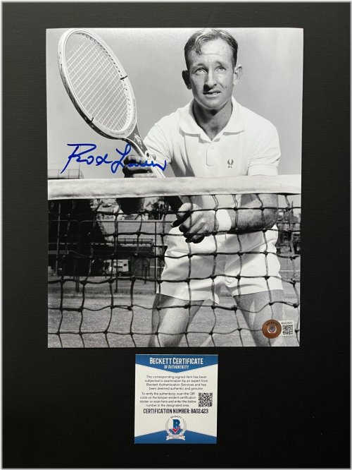 Tennis Legends Autographed Photo