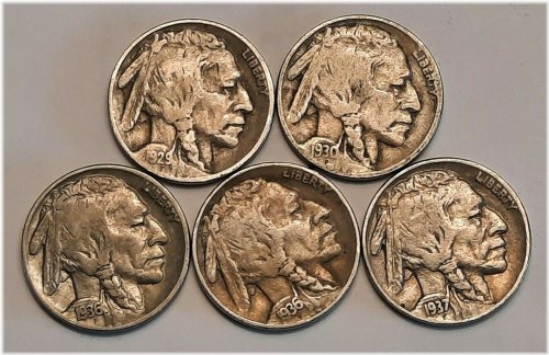 Assorted Vintage American Coins Set