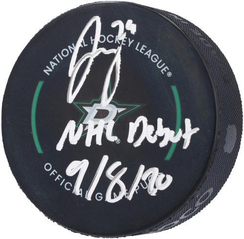 Jake Oettinger Dallas Stars Autographed Puck