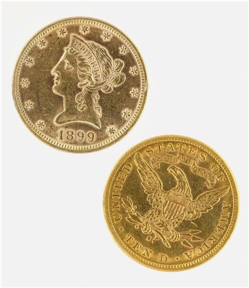 Golden Liberty Head Raw Coin