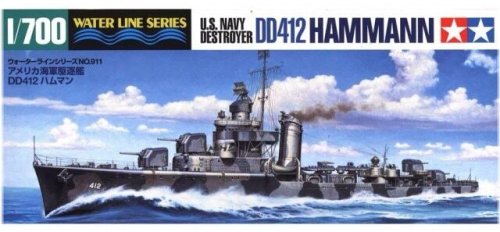 US Destroyer Hammann Model Kit