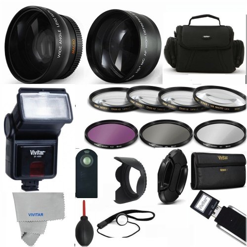 Canon EOS Rebel SL1 40D 20D T3 T3I Photography Essentials Kit
