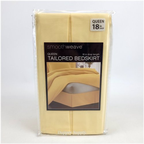 Butter Yellow Tailored Bedskirt