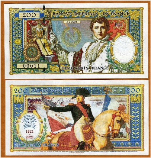 Bi-Centennial Tribute: French Empire 200 Francs Private Issue