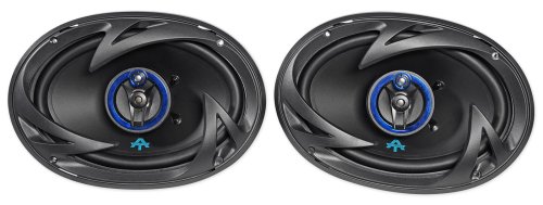 Autotek ATS Series 6x9" Coaxial Speakers with 800W Power and 3-Way Audio