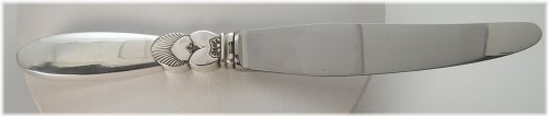 Cactus Pattern Sterling Silver Dinner Knife by Georg Jensen