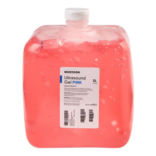 Pink Gel for Medical Imaging Procedures - 5 Liter Jar (McKesson 4962)