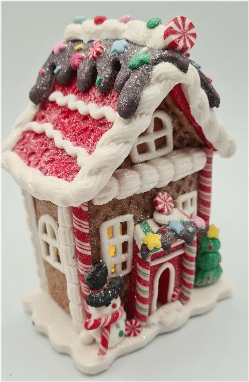 Festive Clay-dough Holiday Dwelling