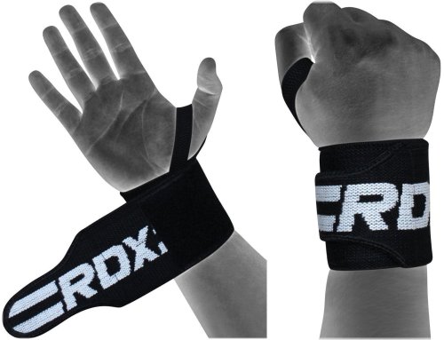 Elasticated Grip Support Wraps for Weight Training & Bodybuilding