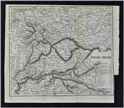 European Cartography Collection: 1824 Hall Map