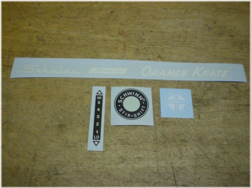 Orange Krate Decal Set