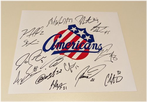 Signature Selection: 2009-2010 AHL Rochester Americans Team Autographed Item